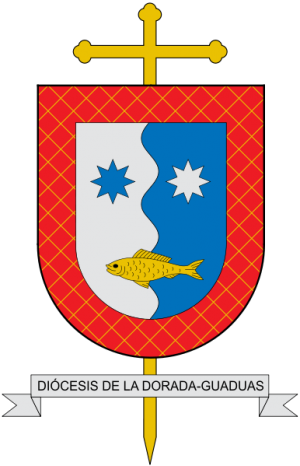 Arms (crest) of Diocese of La Dorada-Guaduas