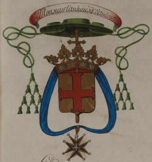 Arms (crest) of Georges d’Aubusson de la Feuillade
