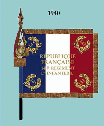 Coat of arms (crest) of 14th Infantry Regiment, French Army