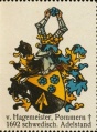 Wappen von Hagemeister nr. 3531 von Hagemeister