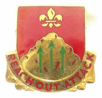 Coat of arms (crest) of 916th Field Artillery Battalion, US Army