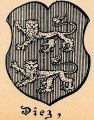 Wappen von Diez/ Arms of Diez