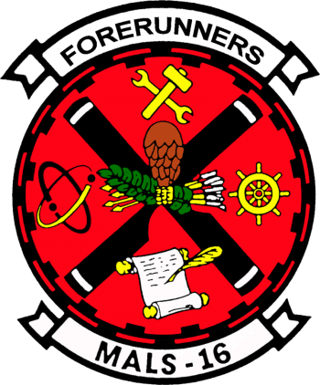 Coat of arms (crest) of the MALS-12 Marauders, USMC
