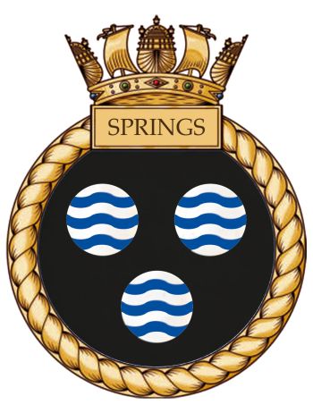 Coat of arms (crest) of the Training Ship Springs, South African Sea Cadets
