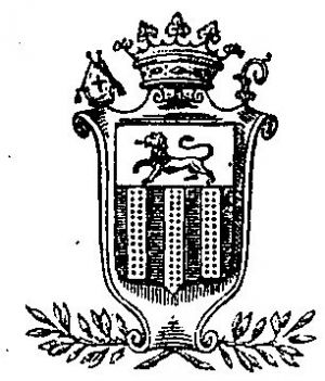 Arms (crest) of Jacques-Louis-David de Seguin des Hons
