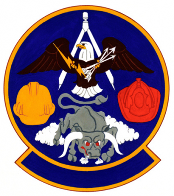 Coat of arms (crest) of the 2nd Civil Engineer Squadron, US Air Force