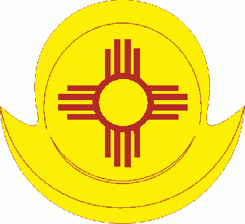 Coat of arms (crest) of New Mexico Army National Guard, US