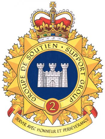 Coat of arms (crest) of the 2nd Canadian Division Support Group, Canadian Army
