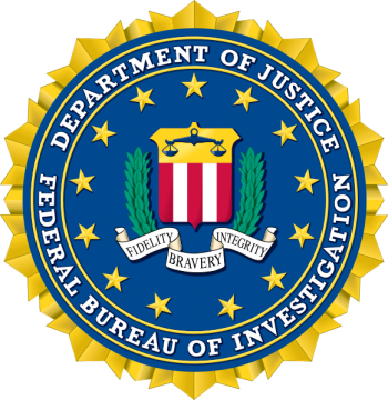 Arms of Federal Bureau of Investigation (FBI), USA