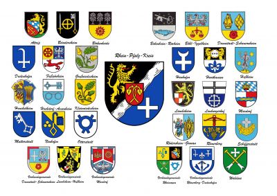 Arms in the Rhein-Pfalz-Kreis District