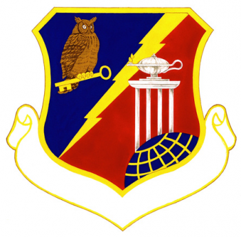 Coat of arms (crest) of the 3480th Technical Training Group, US Air Force
