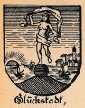 Wappen von Glückstadt/ Arms of Glückstadt