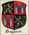Wappen von Sagan/ Arms of Sagan