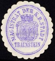Wappen von Traunstein/Arms (crest) of Traunstein