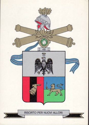 Coat of arms (crest) of the 48th Field Artillery Group Taro, Italian Army