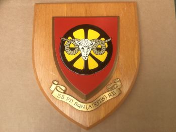 Coat of arms (crest) of the 53 Field Squadron (Airfields), RE, British Army