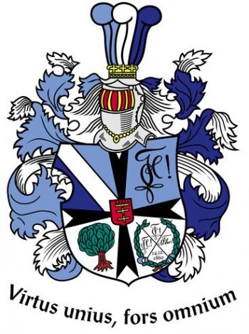 Wappen von Corps Friso-Cheruskia zu Karlsruhe/Arms (crest) of Corps Friso-Cheruskia zu Karlsruhe