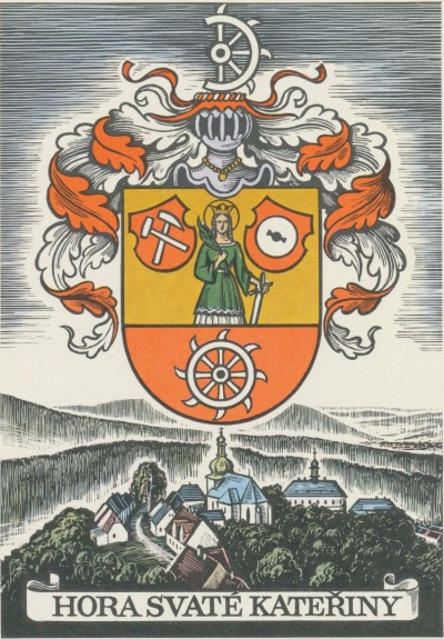 Arms (crest) of Hora Svaté Kateřiny