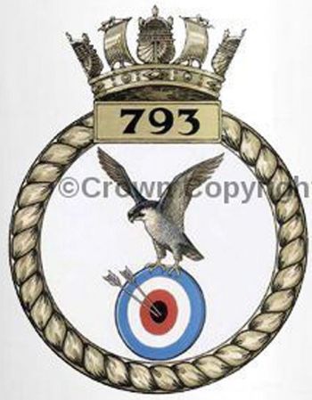 Coat of arms (crest) of the No 793 Squadron, FAA