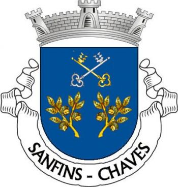 Brasão de Sanfins (Chaves)/Arms (crest) of Sanfins (Chaves)