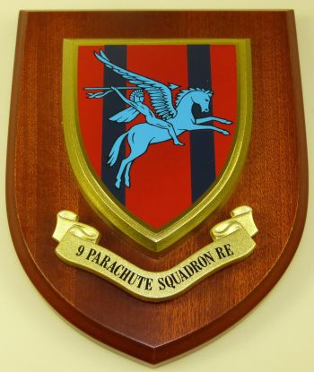 Coat of arms (crest) of the 9 Parachute Squadron, RE, British Army