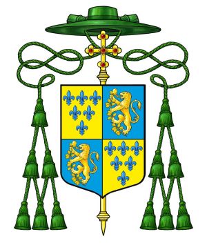 Arms of Guido Ascanio Sforza di Santa Fiora
