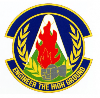 Coat of arms (crest) of the 50th Civil Engineer Squadron, US Air Force