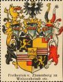 Wappen Freiherren von Zinnenberg zu Weissenheimb nr. 1650 Freiherren von Zinnenberg zu Weissenheimb