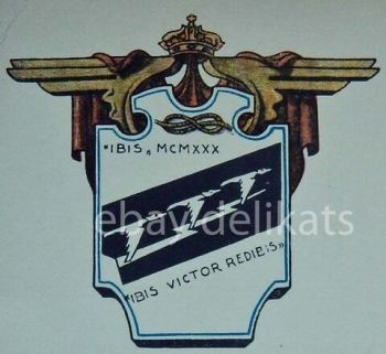 Coat of arms (crest) of the Corso Ibis 1930, Royal Aeronautical Academy, Regia Aeronautica