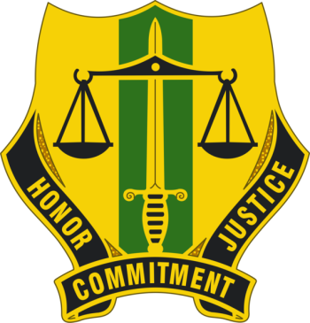 Arms of 724th Military Police Battalion, US Army
