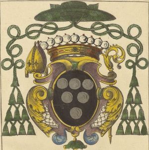 Arms (crest) of Jean-Armand de La Voue de Tourouvre