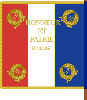 Arms of 519th Train Regiment, French Army