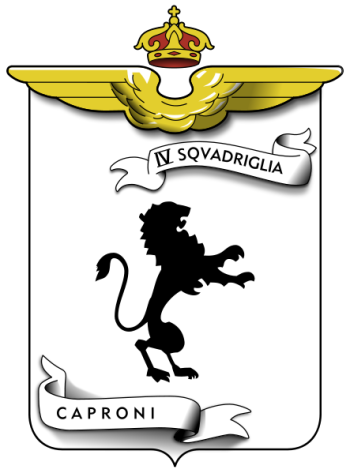 Coat of arms (crest) of IV Caproni Squadron, Regia Aeronautica