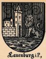 Wappen von Lauenburg in Pommern/ Arms of Lauenburg in Pommern