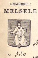 Wapen van Melsele/Arms (crest) of Melsele