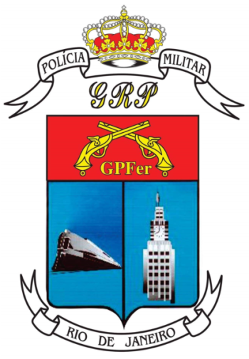 Coat of arms (crest) of Railway Police Group, Rio de Janeiro Military Police