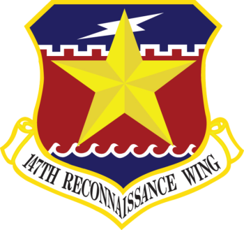 Coat of arms (crest) of 147th Reconnaissance Wing, Texas Air National Guard