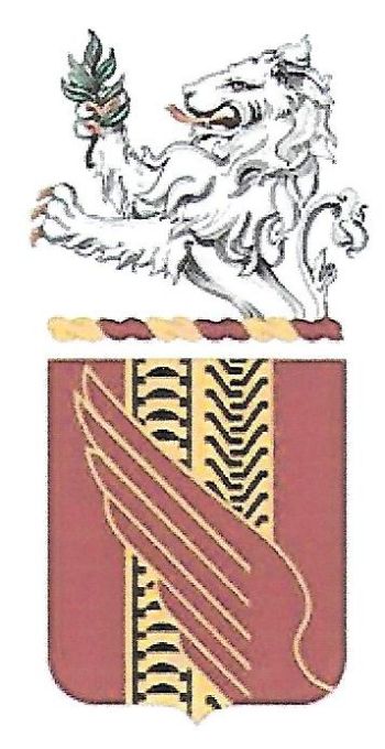Arms of 519th Support Battalion, Indiana Army National Guard