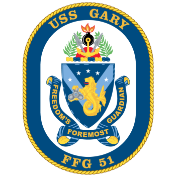 Coat of arms (crest) of the Frigate USS Gary (FFG-51)