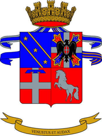 Arms of 2nd Cavalry Regiment Piemonte Cavalleria, Italian Army