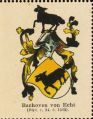 Wappen Bachoven von Echt nr. 1341 Bachoven von Echt