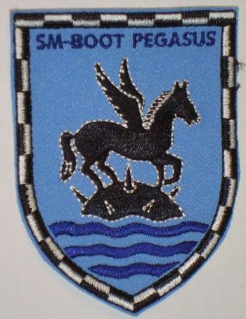 Blason de Fast Mine Hunter Pegasus (M1066-1256),German Navy/Arms (crest) of Fast Mine Hunter Pegasus (M1066-1256),German Navy