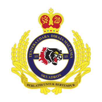 Coat of arms (crest) of the No 15 Squadron, Royal Malaysian Air Force