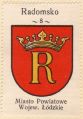 Arms (crest) of Radomsko