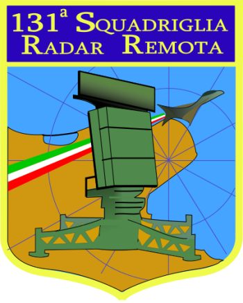 Coat of arms (crest) of 131st Remote Radar Squadron, Italian Air Force