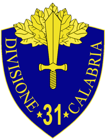 Coat of arms (crest) of the 31st Infantry Division Calabria, Italian Army