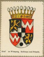 Wappen Graf zu Welsperg, Reifenau und Primör