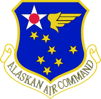 Coat of arms (crest) of the Alaskan Air Command, US Air Force
