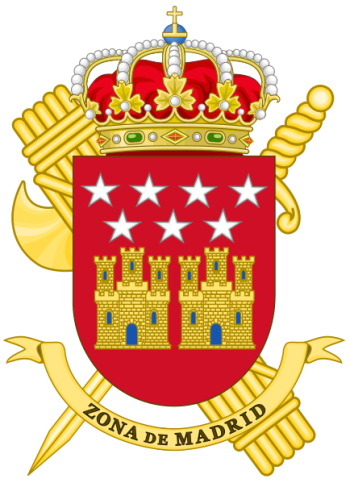 Arms of I Zone - Madrid Region, Guardia Civil