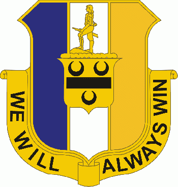 Coat of arms (crest) of 391st (Infantry) Regiment, US Army
